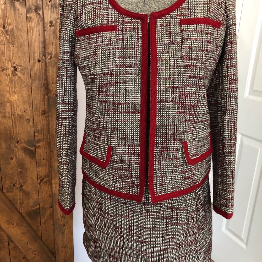 Banana Republic tweed suit set